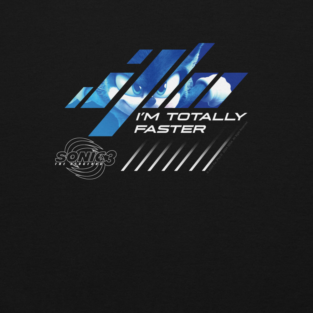 Sonic the Hedgehog 3 I'm Totally Faster Crewneck Sweatshirt