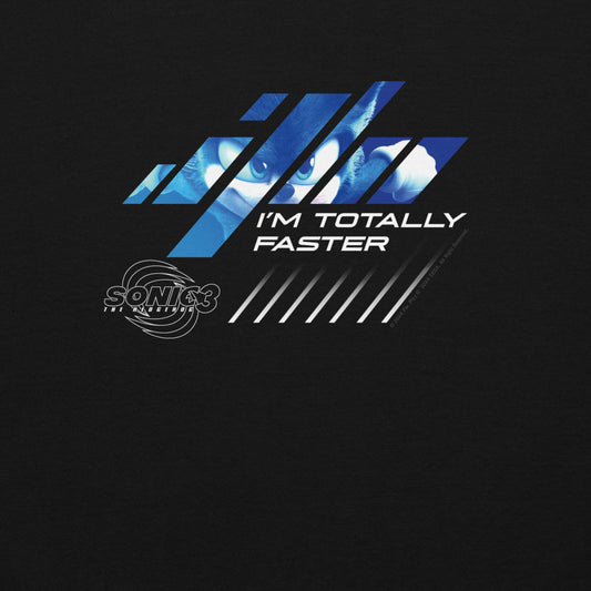 Sonic the Hedgehog 3 I'm Totally Faster Crewneck Sweatshirt-1