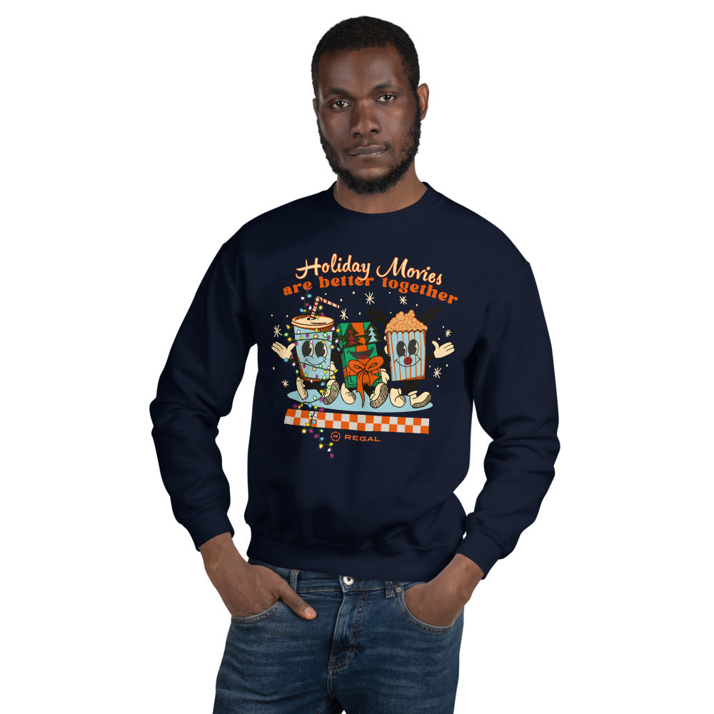Regal Cinemas Holiday Movies Crewneck Sweatshirt