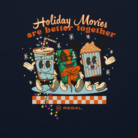 Regal Cinemas Holiday Movies Crewneck Sweatshirt-1