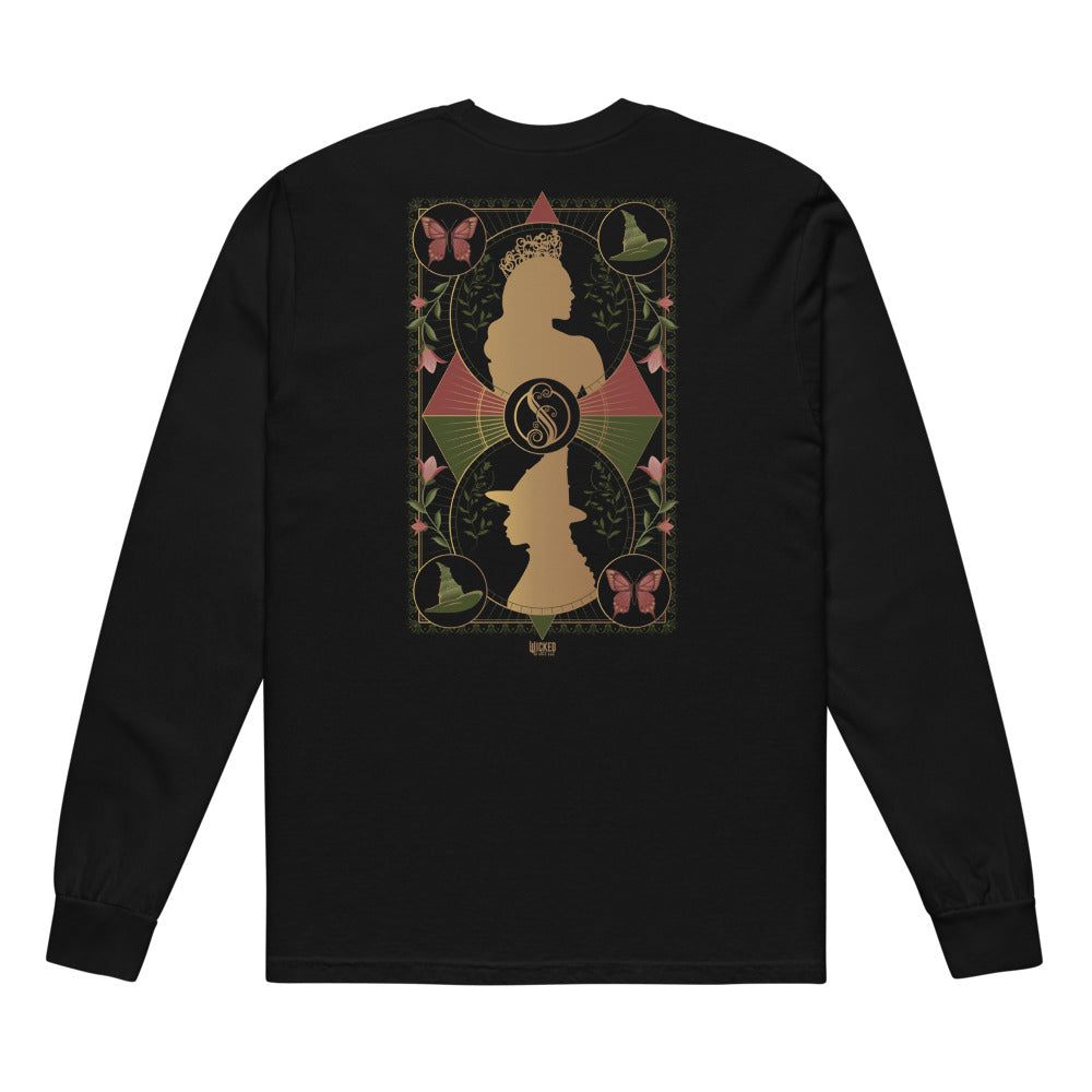 Wicked Enchanted Elements Elphaba Glinda Heavyweight Long Sleeve T-S
