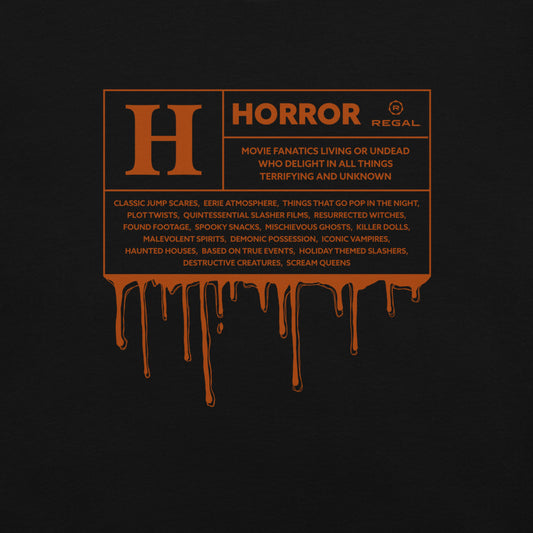 Regal Cinemas Horror Movie Rating Comfort Colors T-Shirt-1