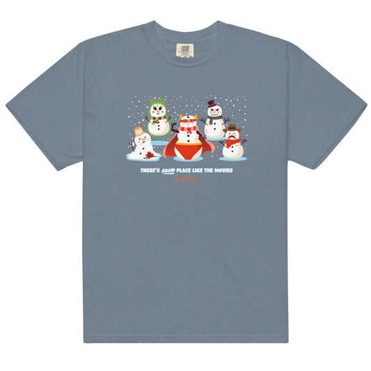 Regal Cinemas Snowmen Comfort Colors T-Shirt-0