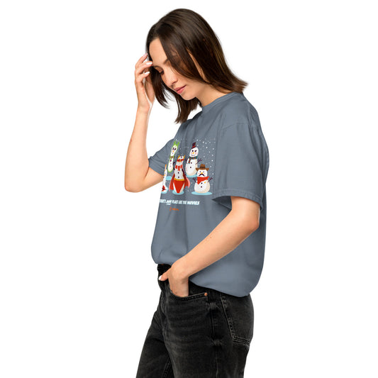 Regal Cinemas Snowmen Comfort Colors T-Shirt-2