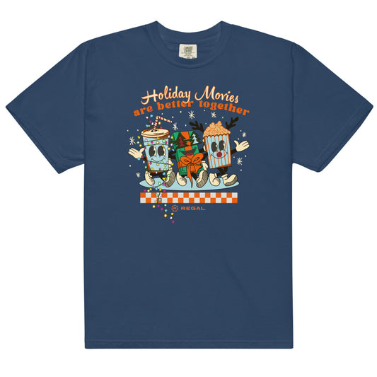 Regal Cinemas Holiday Movies Comfort Colors T-Shirt-4