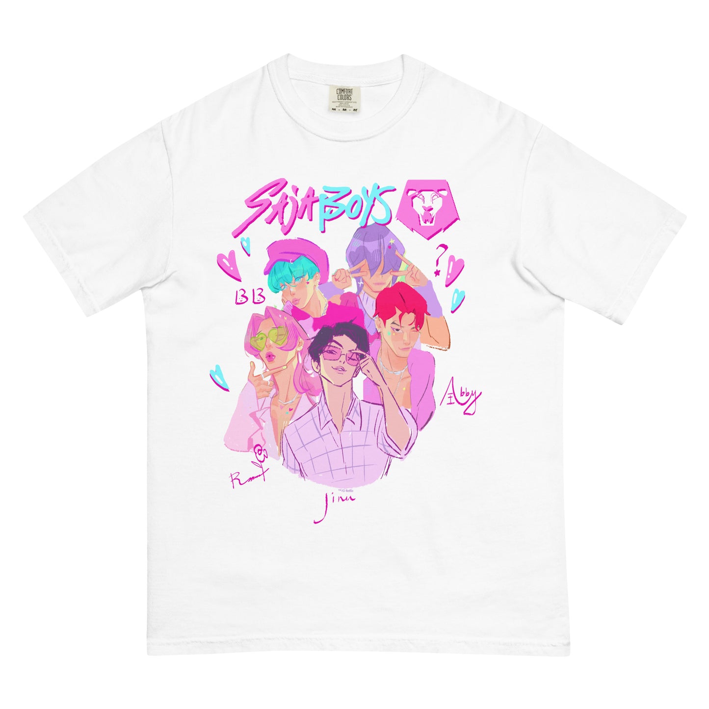 KPop Demon Hunters Saja Boys Comfort Colors T-Shirt