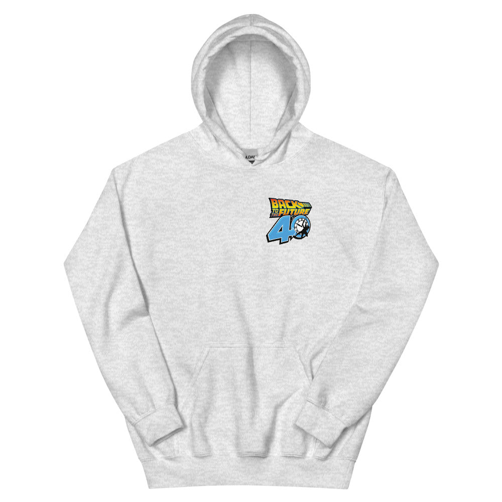 Back to the Future 40th Anniversary Hoodie Ash