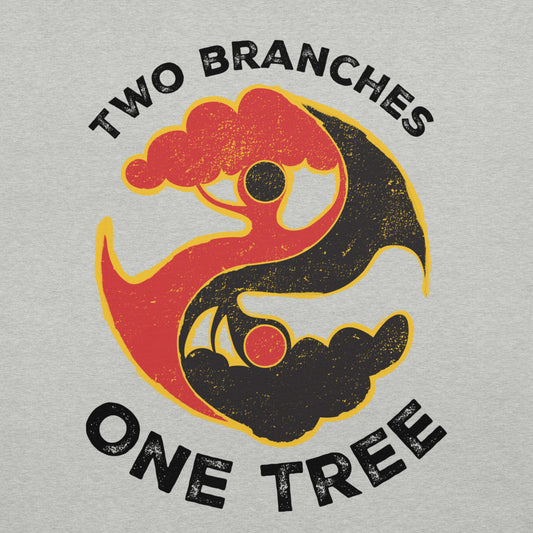 Karate Kid: Legends Two Branches One Tree T-Shirt Athletic Heather-3