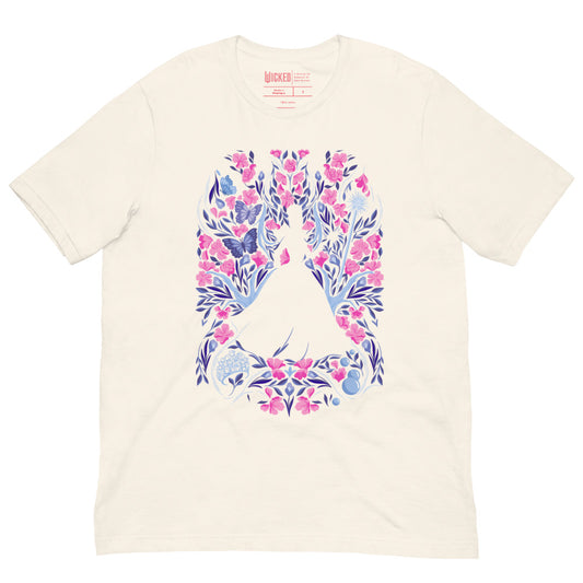 Wicked: For Good T-Shirt "Glinda Floral" Vintage White-0