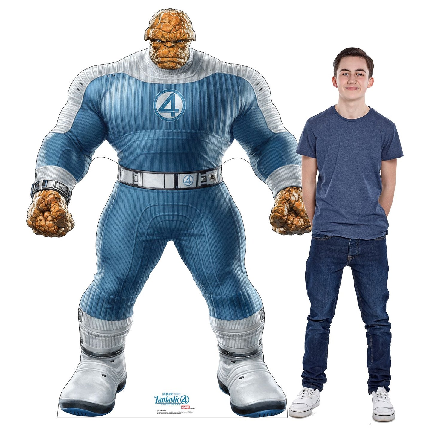 The Fantastic Four: First Steps The Thing Life-Size Cardboard Cutout Standee