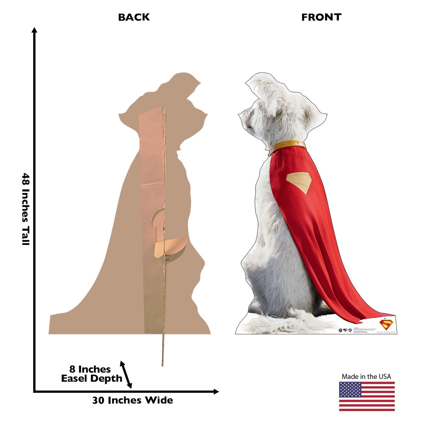 SUPERMAN (2025 Movie) Krypto Cardboard Cutout Standee