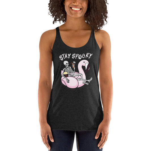 Regal Theatres Stay Spooky Women's Tank Top Vintage Black-1
