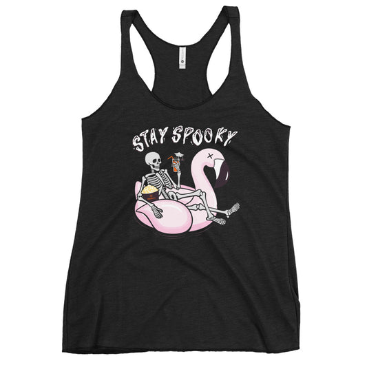 Regal Theatres Stay Spooky Women's Tank Top Vintage Black-0