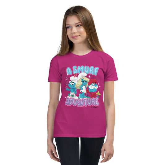 The Smurfs Movie Adventure Kids Premium T-Shirt Berry-1