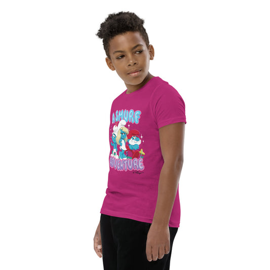The Smurfs Movie Adventure Kids Premium T-Shirt Berry-3