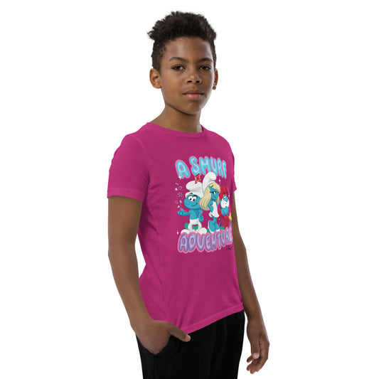 The Smurfs Movie Adventure Kids Premium T-Shirt Berry-4