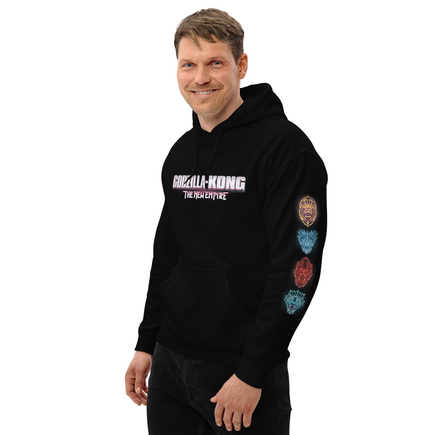 Godzilla x Kong: The New Empire Neon Monsters Hoodie