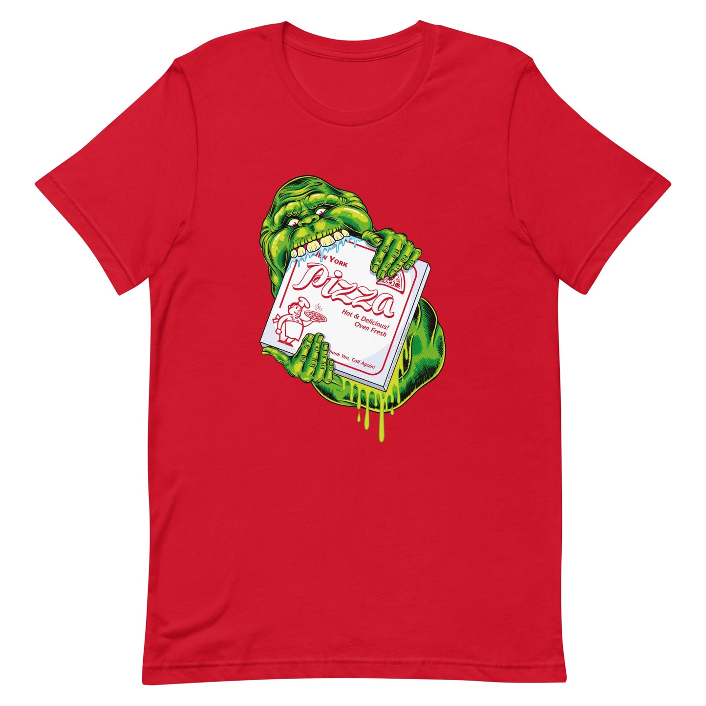 Ghostbusters: Frozen Empire New York Pizza Slimer T-shirt