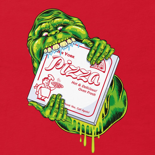 Ghostbusters: Frozen Empire New York Pizza Slimer T-shirt-1