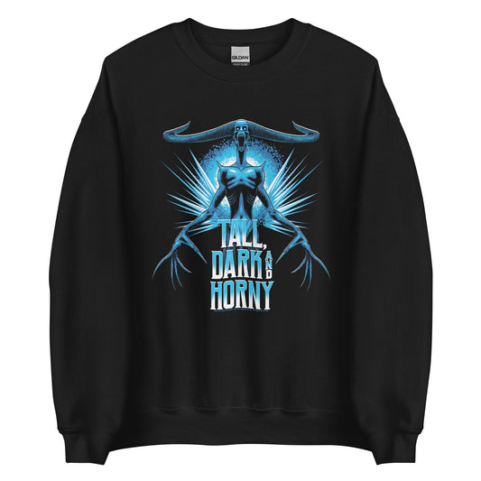 Ghostbusters Tall, Dark and Horny Unisex Crewneck-0