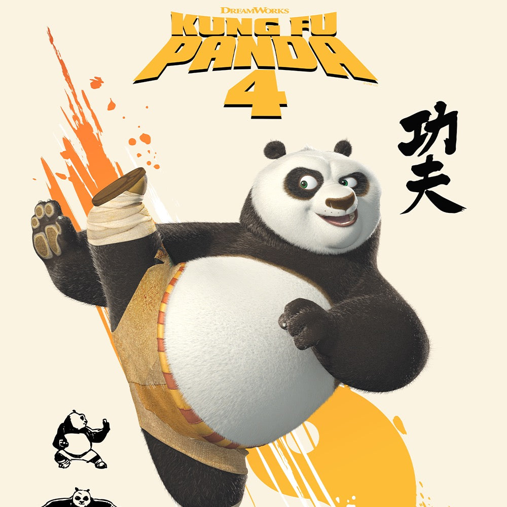 Kung Fu Panda 4 Yin Yang Poster