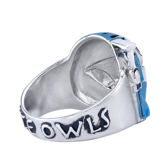 Star Wars x RockLove Bo-Katan Helmet Ring in sterling silver.-3