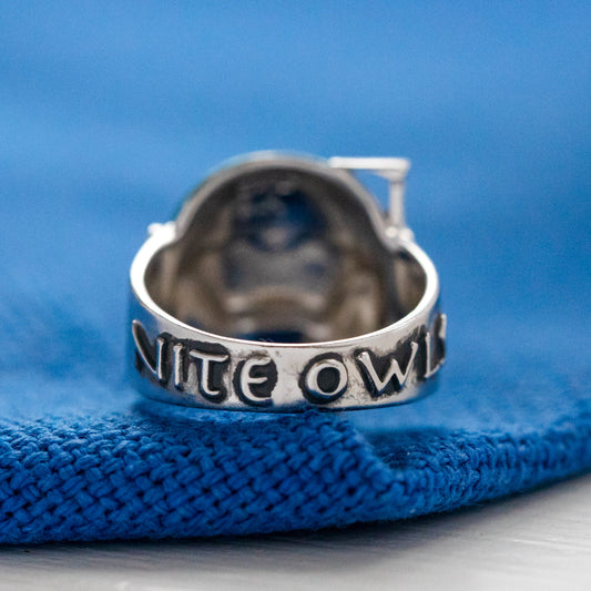 Star Wars x RockLove Bo-Katan Helmet Ring in sterling silver.-6