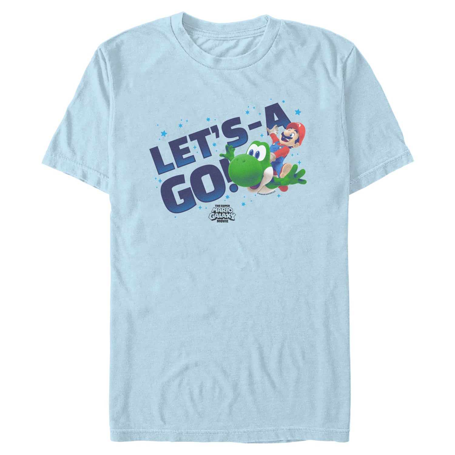 The Super Mario Galaxy Movie Lets a Go Friends T-shirt