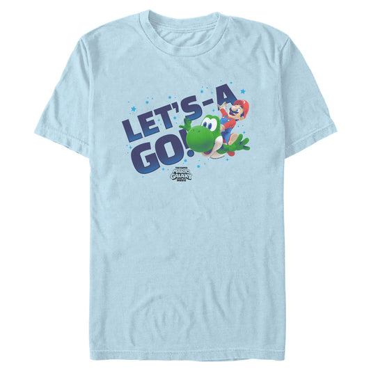 The Super Mario Galaxy Movie Lets a Go Friends T-shirt-0