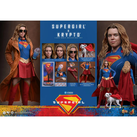 Supergirl (2026 Movie) sixth scale figure with Krypto the Super-Dog-1