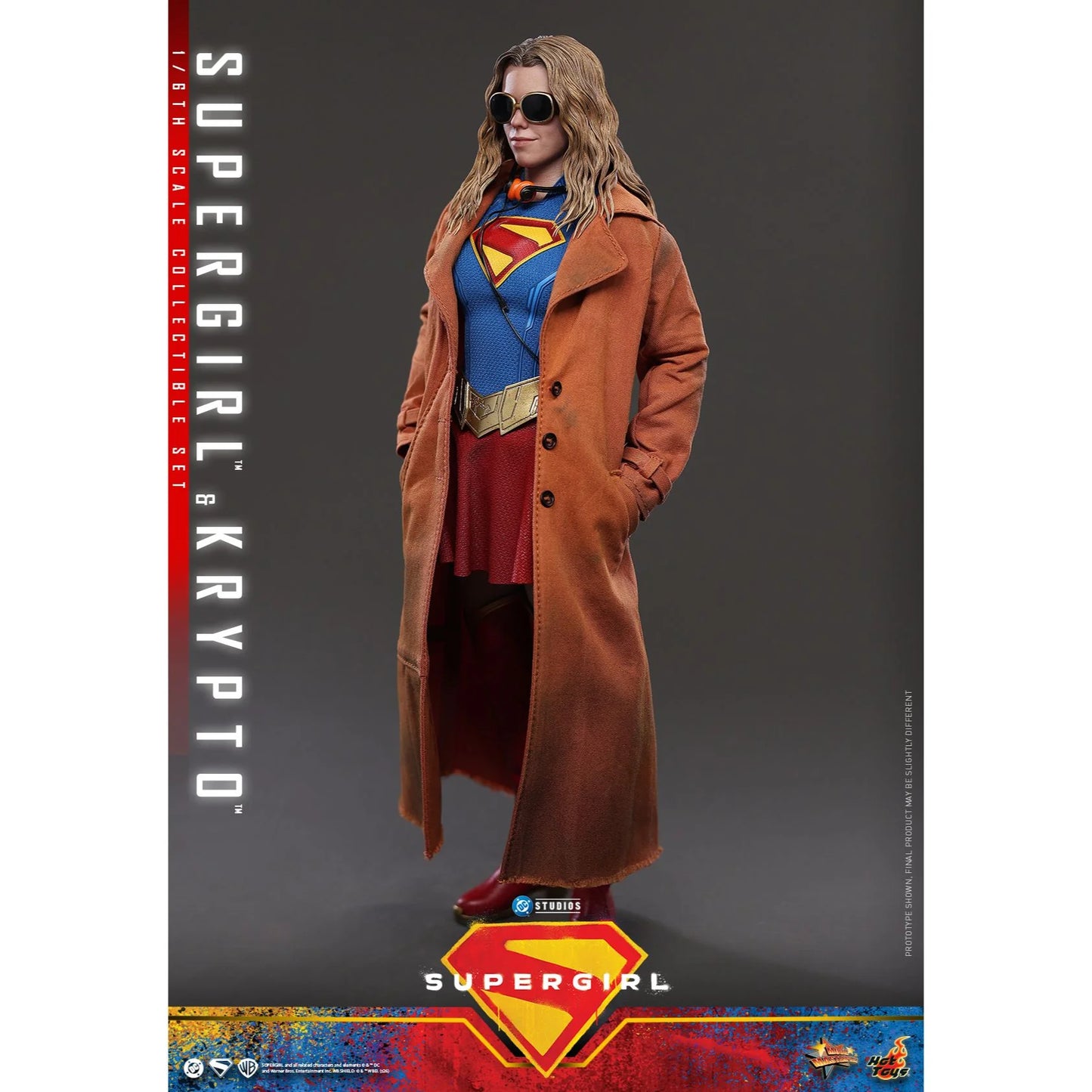 SUPERGIRL (2026 Movie) Supergirl & Krypto Sixth Scale Figure Set by Hot Toys-16