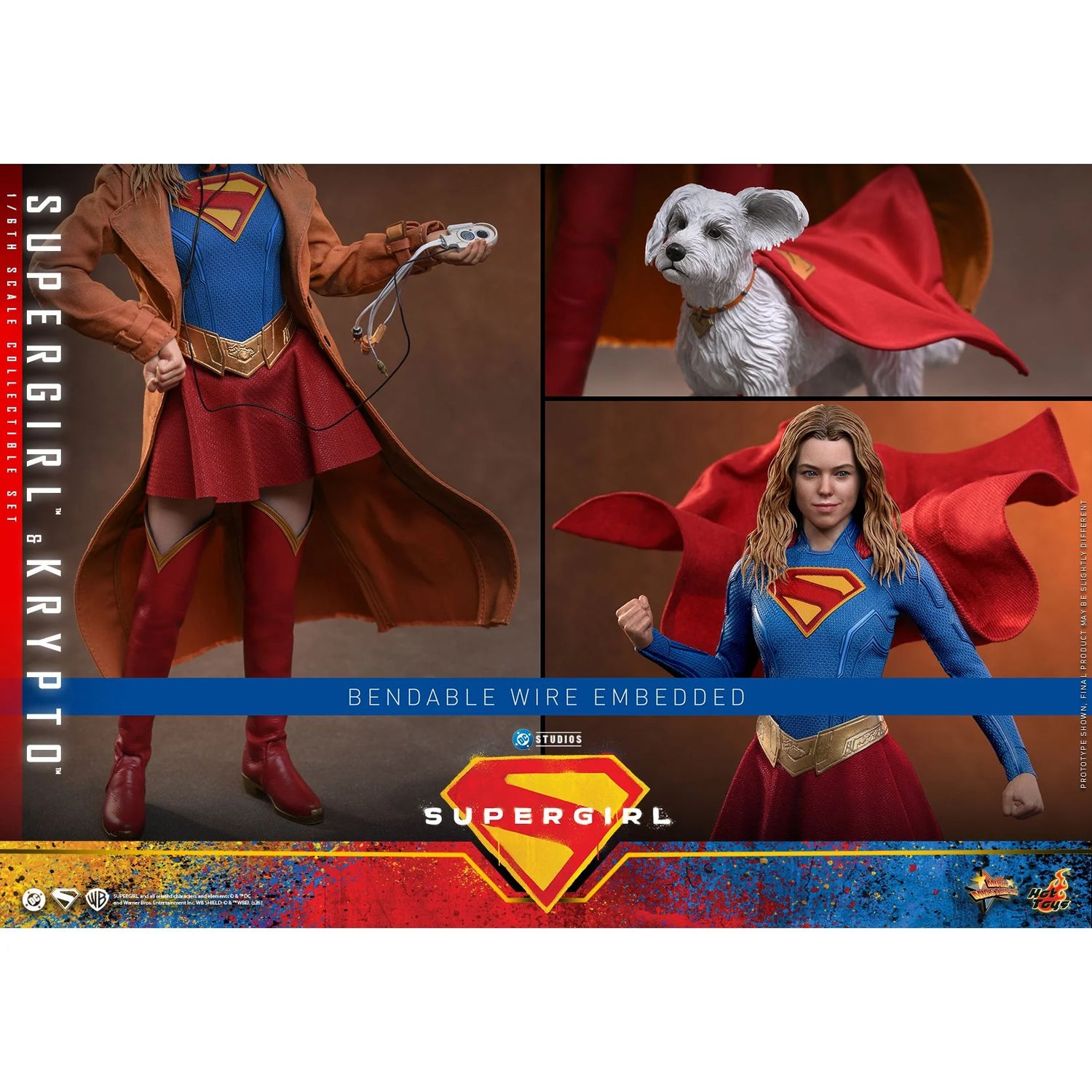 SUPERGIRL (2026 Movie) Supergirl & Krypto Sixth Scale Figure Set by Hot Toys-21