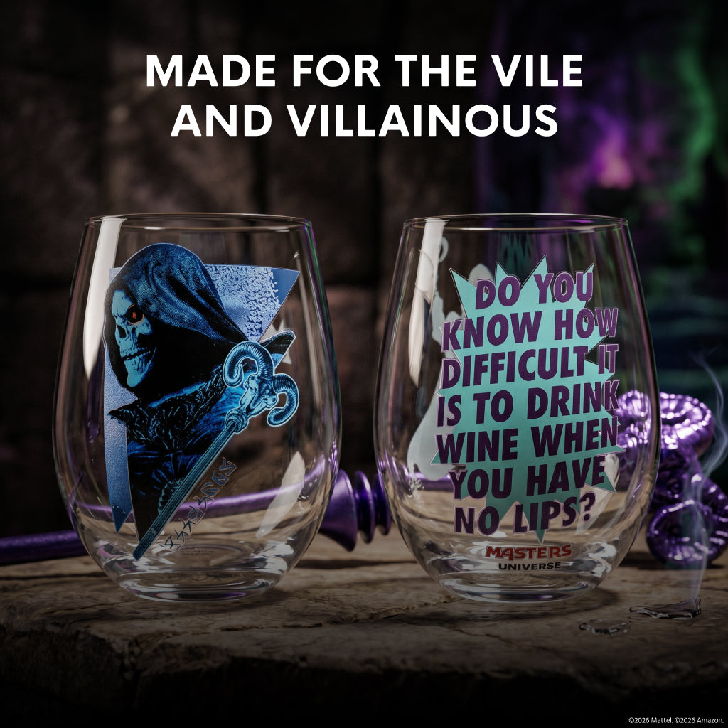 Masters of the Universe™ 2026 Movie Skeletor™ Stemless Glasses (Mattel Creations) - Masters of the Universe™ 2026 Movie Skeletor™ Stemless Glasses (Mattel Creations)-4