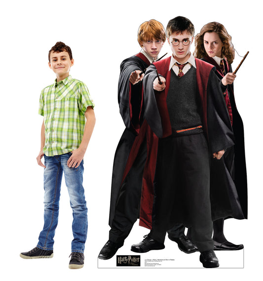 Life-size Cardboard Cutout of Harry Potter & Friends-1