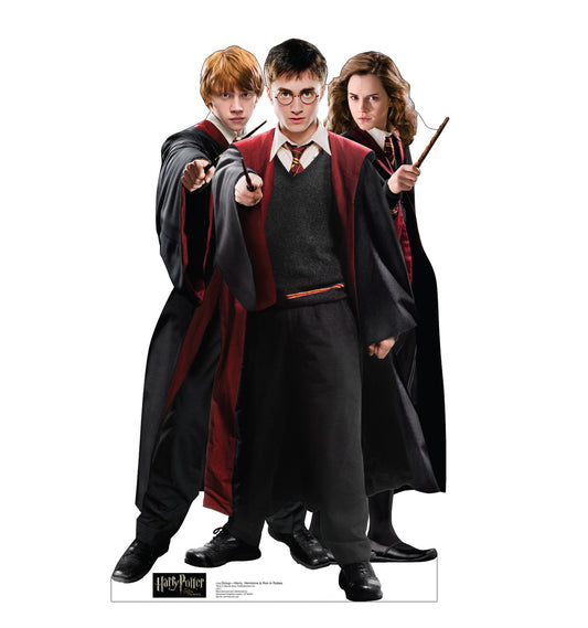 Life-size Cardboard Cutout of Harry Potter & Friends-0