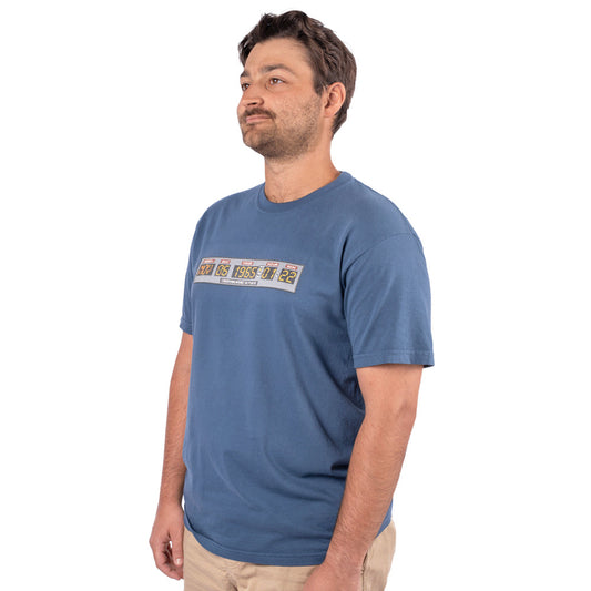 Back to the Future Time Clock 3D Lenticular T-shirt Midnight-4