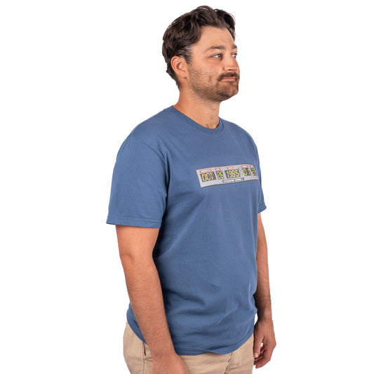 Back to the Future Time Clock 3D Lenticular T-shirt Midnight-5