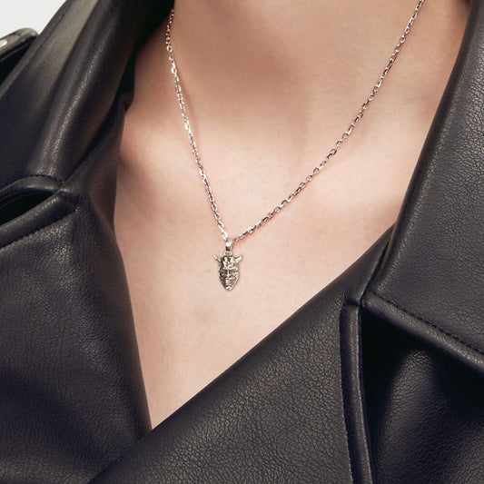 Black Phone 2 Mask Necklace-6