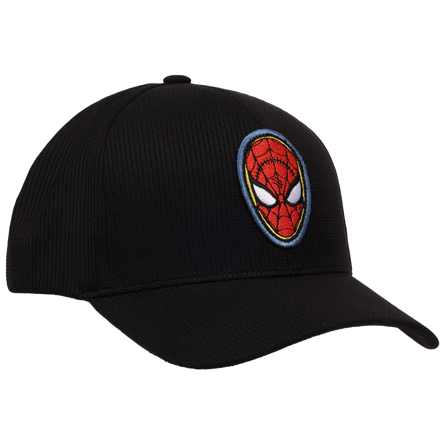 Interior shot of the hat showing branded taping and stretch-fit construction.