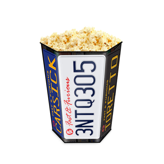 Fast & Furious Anniversary Hexagon Popcorn Bucket Tin with Lid-1-2