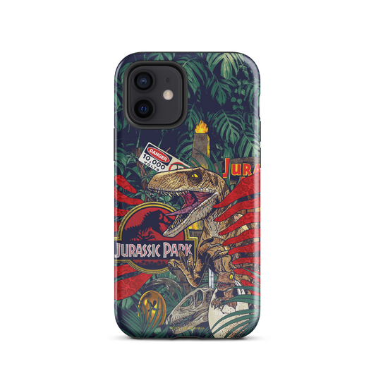 Jurassic Park Jungle Collage Tough Phone Case - iPhone iPhone 16 Pro Max-21