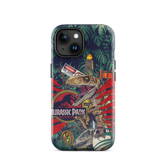Jurassic Park Jungle Collage Tough Phone Case - iPhone iPhone 16 Pro Max-9