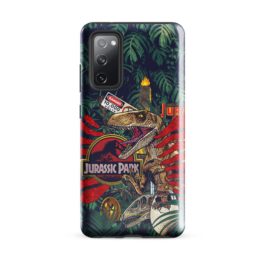 Jurassic Park Jungle Collage Samsung Tough Case Samsung Galaxy S23 Ultra-10