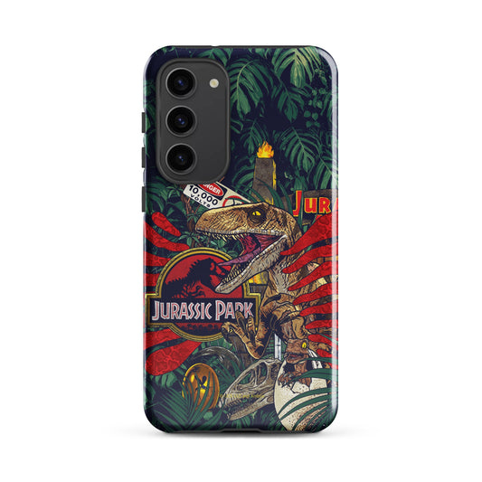 Jurassic Park Jungle Collage Samsung Tough Case Samsung Galaxy S23 Ultra-3