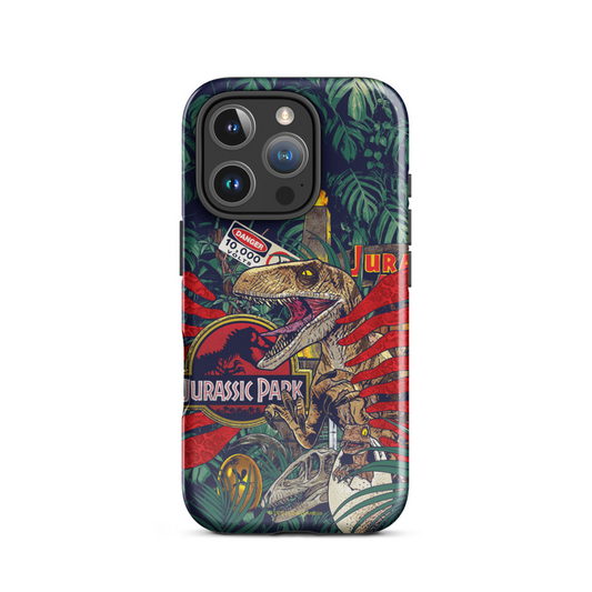 Jurassic Park Jungle Collage Tough Phone Case - iPhone iPhone 16 Pro Max-3