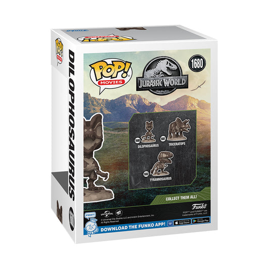 Jurassic Park Fossil Dilophosaurus Funko Pop! Figure-2