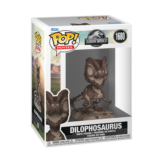 Jurassic Park Fossil Dilophosaurus Funko Pop! Figure-0