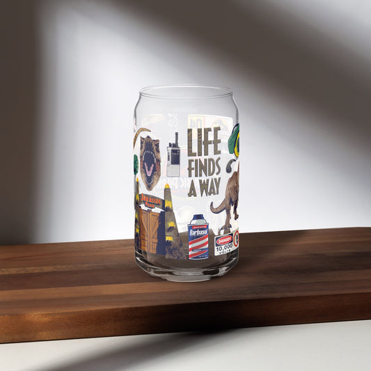 Jurassic Park Icon Collage Can Glass-5