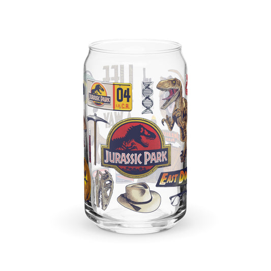 Jurassic Park Icon Collage Can Glass-0