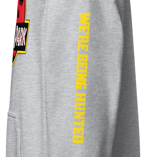 Jurassic Park Logo Unisex Hoodie Grey-4